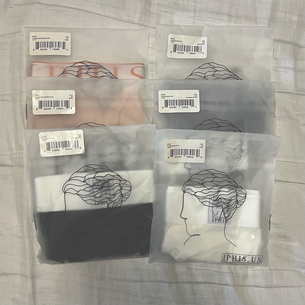 NWT IPHIS Briefs “Unisex” Men’s Small 29”-30”